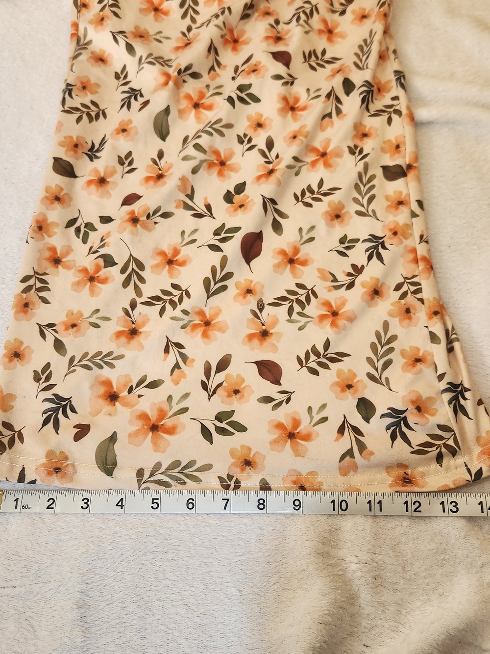 Emery Rose Yellow & Cream Floral Sunflower Wide Leg Jumpsuit Size 0XL - Picture 10 of 13